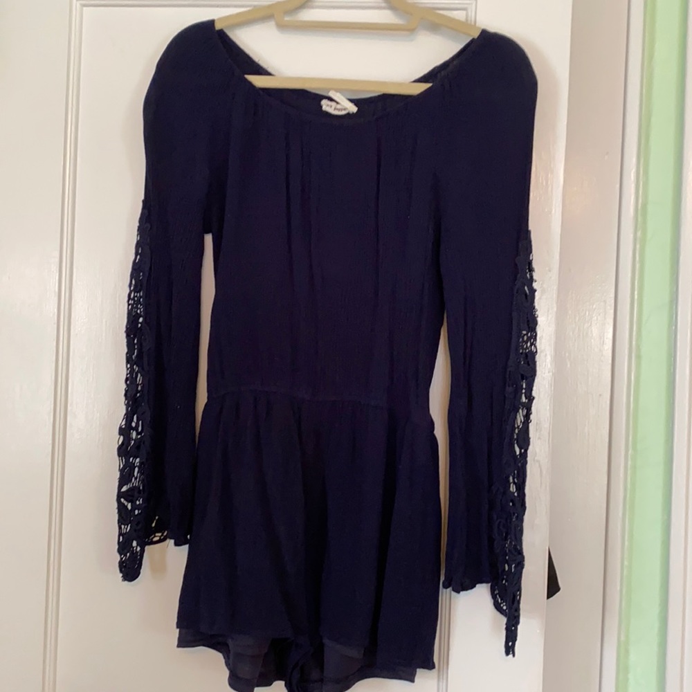 Navy romper